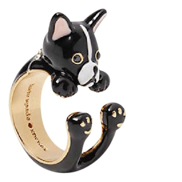 kate spade Jewelry - Kate Spade Ma Cherie Antoine French Bulldog Ring